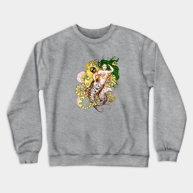 Lions siren Crewneck Sweatshirt by Angeldess